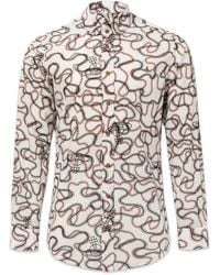 Vivienne Westwood - WIGGLE Print 2 Button Krall Shirt - Lyst