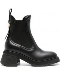 Moncler - Gigi Chelsea Ankle Boots - Lyst