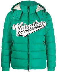 Valentino - Hooded Down Jacket - Lyst