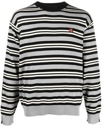 KENZO - Stripe Wool Sweater - Lyst