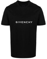 Givenchy - Paris Reverse Logo T Shirt - Lyst
