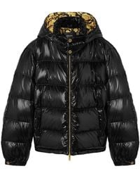 Versace - Allover Barocco Down Jacket - Lyst