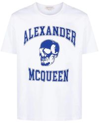 McQueen - Varsity Branding T Shirt - Lyst