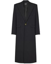Balmain - Gdp Long Wool Coat - Lyst