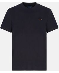 Paul & Shark - Pure Cotton Jersey Badge T Shirt - Lyst