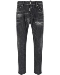 DSquared² - Distressed 5 Pocket Jeans - Lyst