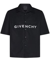 Givenchy - Boxy Fit Cuban Shirt - Lyst
