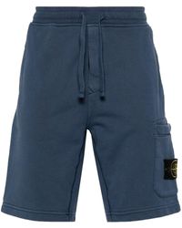 Stone Island - Classic Cotton Shorts - Lyst