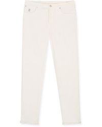 Brunello Cucinelli - 5 Pocket Denim Jeans - Lyst