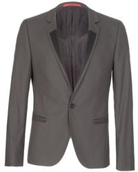 BOSS - Hugo Grey Aleris Blazer - Lyst