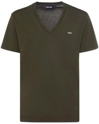 DSquared² - Cool Fit V Neck Classic T Shirt - Lyst