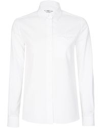 Maison Margiela - White Cotton Poplin Shirt - Lyst