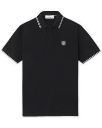 Stone Island - S0018 Patch Logo Polo - Lyst