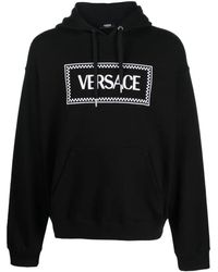 Versace - Branded Pullover Hooded Top - Lyst
