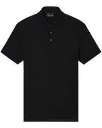 Emporio Armani - Contrast Collar Poloshirt - Lyst