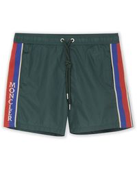 Moncler - Classic Branded Swimshorts - Lyst