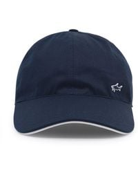 Paul & Shark - Shark Badge Light Cotton Baseball Cap - Lyst