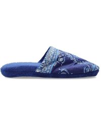 Versace - Cotton Terry Baroque Slippers - Lyst