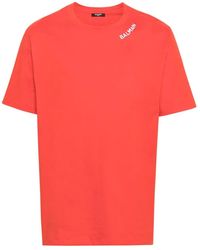 Balmain - Stitch Collar T-shirt - Lyst