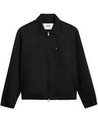 Ami Paris - Adc Cotton Zipped Jacket - Lyst