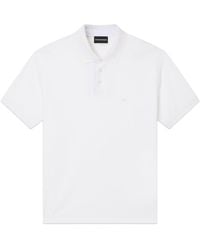 Emporio Armani - Contrast Collar Poloshirt - Lyst