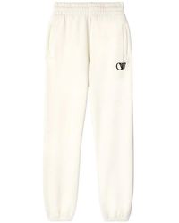 Off-White c/o Virgil Abloh - Womens Ow Cuff Sweatpant - Lyst