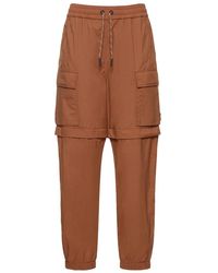 Moncler - Cuffed Cargo Pants - Lyst