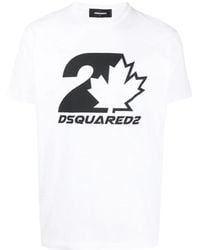 DSquared² - Cool Fit Maple Leaf T Shirt - Lyst
