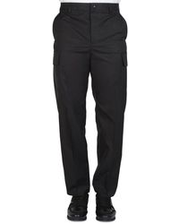 Valentino - Cotton Trousers - Lyst