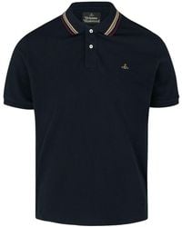Vivienne Westwood - Orb Ss Piquet Polo Shirt - Lyst