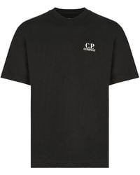 C.P. Company - 30/1 British Sailor Logo T Shirt - Lyst