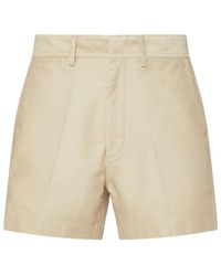 Tom Ford - Brushed Cotton Satin Shorts - Lyst