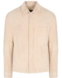BOSS - C Molot Leather Jacket - Lyst