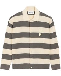 Ami Paris - Ajoure Stripped Cotton Knit - Lyst