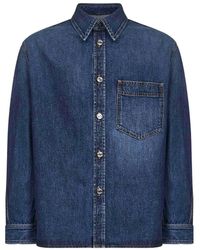 Givenchy - Vintage Denim Overshirt - Lyst