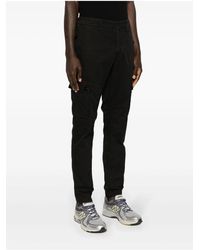 Stone Island - Cotton Slim Combat Trousers - Lyst