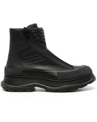 Alexander McQueen - Tread Leather High Boot - Lyst