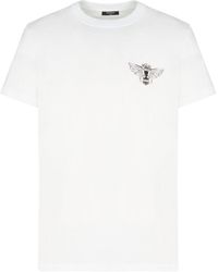 Balmain - Slim Wings Print T Shirt - Lyst