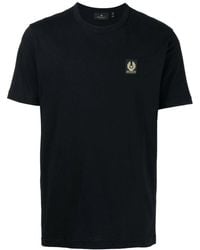 Belstaff - Patch Logo Cotton T Shirt - Lyst