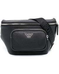 Emporio Armani - Branded Belt Bag - Lyst