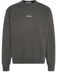 Stone Island - S0195 Branded Sweatshirt - Lyst