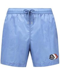 Moncler - Archive Logo Swimshorts - Lyst