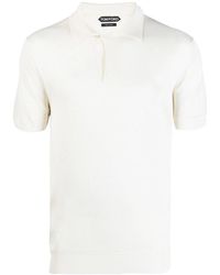 Tom Ford - Viscose Silk Textured Polo - Lyst