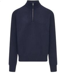 Belstaff - Aspect Quarter Zip Jumper - Lyst