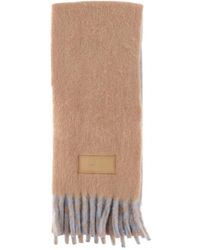 Ami Paris - Bicolor Double Face Scarf - Lyst