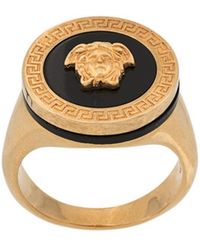 Versace - Circular Medusa Ring - Lyst