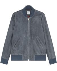 Paul Smith - Suede Bomber Jacket - Lyst