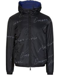 mens armani windbreaker