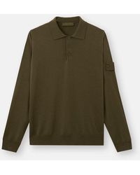 Stone Island - Ghost 5100076 Knitted Polo - Lyst