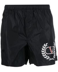 Valentino - Branded Swimshorts - Lyst